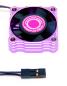 Preview: Wrap-Up Next 0828-FD Premium Aluminum Cooling Fan 30mm (Purple)